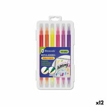 Set of Felt Tip Pens Bismark LETTERING Multicolour 12 Pieces (12 Units)