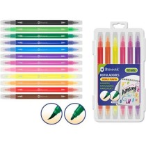 Ensemble de Marqueurs Bismark LETTERING Multicouleur 12 Pièces (12 Unités)