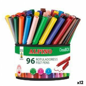 Ensemble de Marqueurs Alpino CLASSBOX Multicouleur (12 Unités)