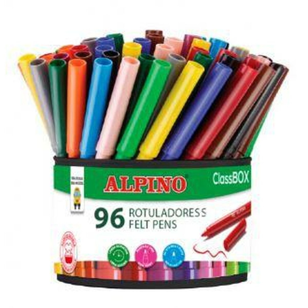 Ensemble de Marqueurs Alpino CLASSBOX Multicouleur (12 Unités)