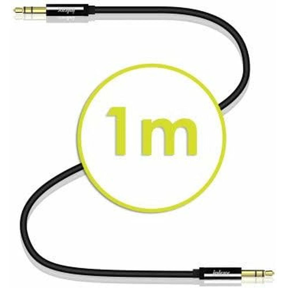 Audiokabel (3,5 mm) Akashi ALTJ 35 B 1 m Schwarz