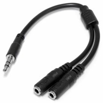 Adaptateur Audio Jack Startech MUY1MFFS             Noir 0,2 m