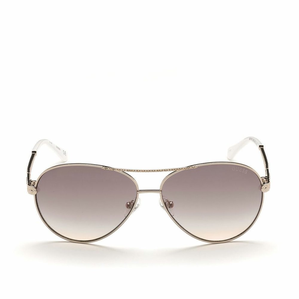 Lunettes de soleil Unisexe Shine Inline Guess S E Rose Doré ø 60 mm