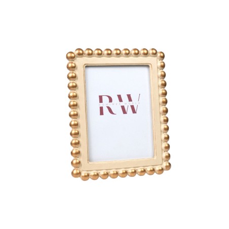 Photo frame Romimex Beige Resin 3 x 18 x 13 cm