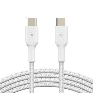 Câble USB Belkin CAB004BT1MWH2PK Blanc 1 m
