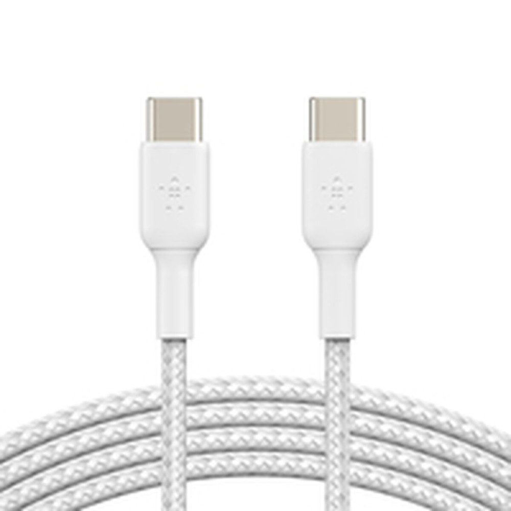 Câble USB Belkin CAB004BT1MWH2PK Blanc 1 m