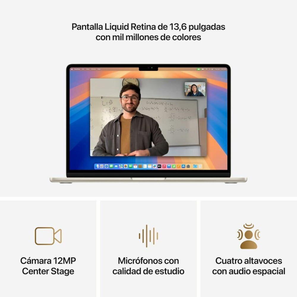 Ordinateur Portable Apple MC6A4Y/A 13" M4 24 GB RAM 512 GB SSD