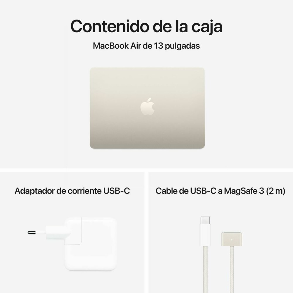 Laptop Apple MC6A4Y/A 13" M4 24 GB RAM 512 GB SSD