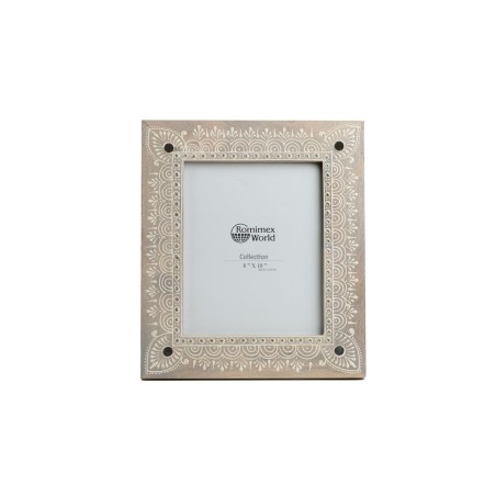 Photo frame Romimex Brown Mango wood 20 x 25 x 2 cm