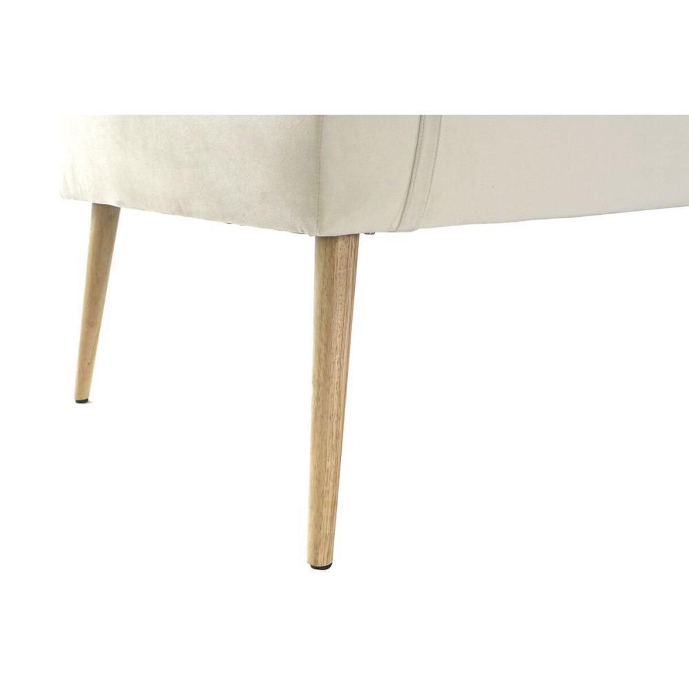 Divan Home ESPRIT Crème Métal 184 x 76 x 62 cm