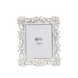 Photo frame Romimex White MDF Wood 30 x 35 x 2 cm