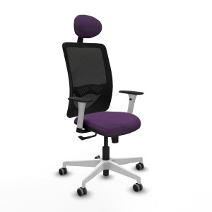 Office Chair with Headrest Zulema Piqueras y Crespo 1B026G1 Purple