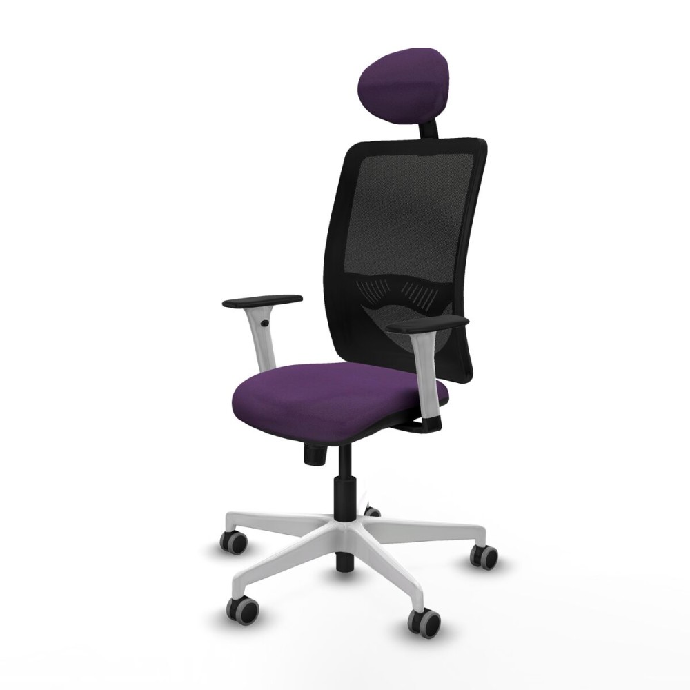 Office Chair with Headrest Zulema Piqueras y Crespo 1B026G1 Purple
