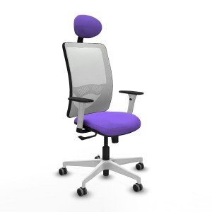 Office Chair with Headrest Zulema Piqueras y Crespo 1B026G1 Lilac