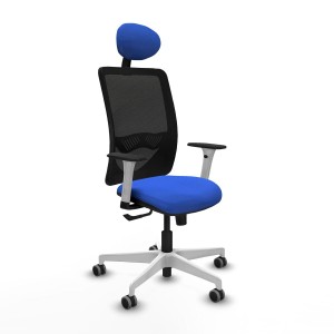 Bürostuhl mit Kopfstütze Zulema Piqueras y Crespo 1B026G1 Blau