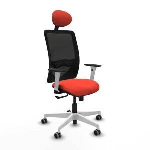 Office Chair with Headrest Zulema Piqueras y Crespo 1B026G1 Dark Orange