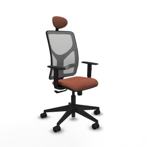 Bürostuhl mit Kopfstütze Motilla Piqueras y Crespo 1D066N1 Braun Grau