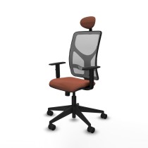 Chaise de Bureau avec Appui-tête Motilla Piqueras y Crespo 1D066N1 Marron Gris