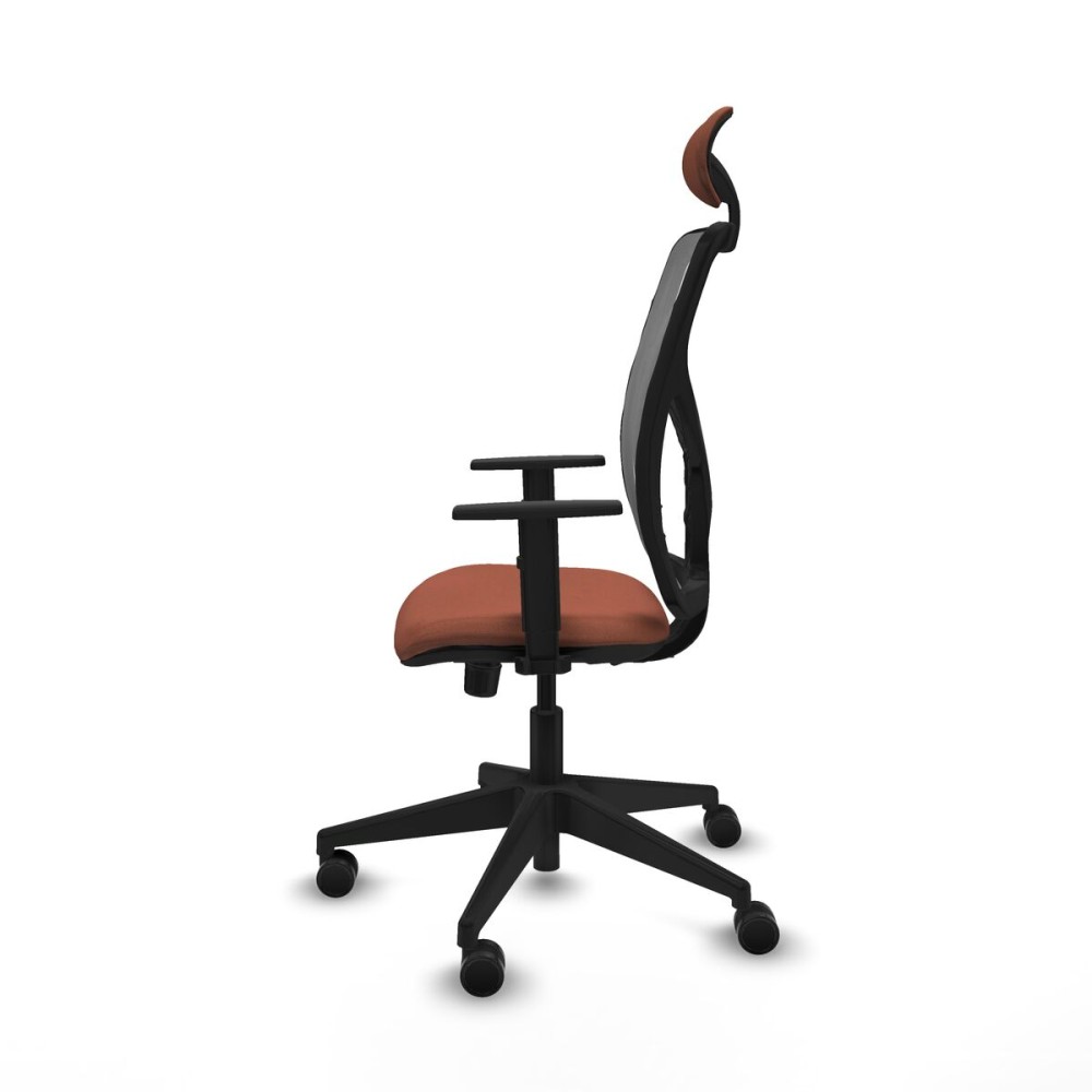 Chaise de Bureau avec Appui-tête Motilla Piqueras y Crespo 1D066N1 Marron Gris