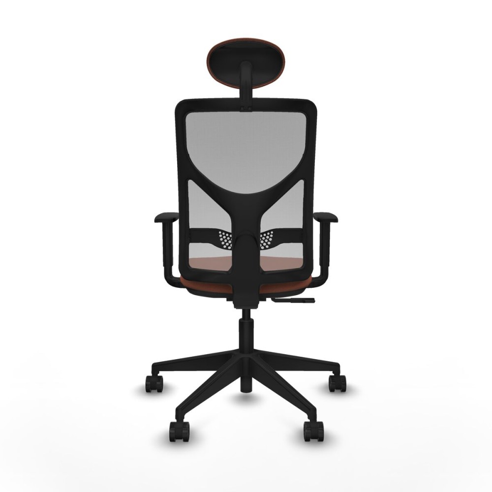 Chaise de Bureau avec Appui-tête Motilla Piqueras y Crespo 1D066N1 Marron Gris