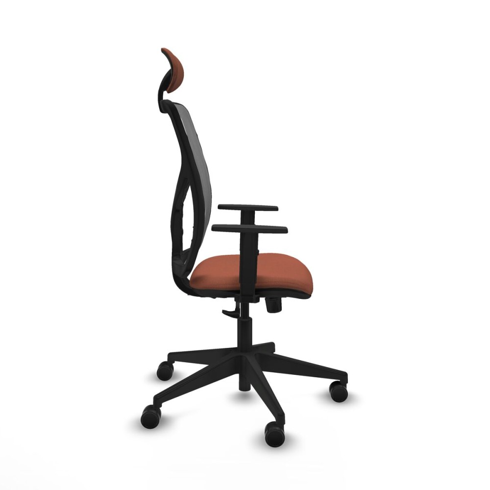Chaise de Bureau avec Appui-tête Motilla Piqueras y Crespo 1D066N1 Marron Gris