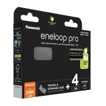 Piles Rechargeables Panasonic BK-3HCDE/4CP+CASE