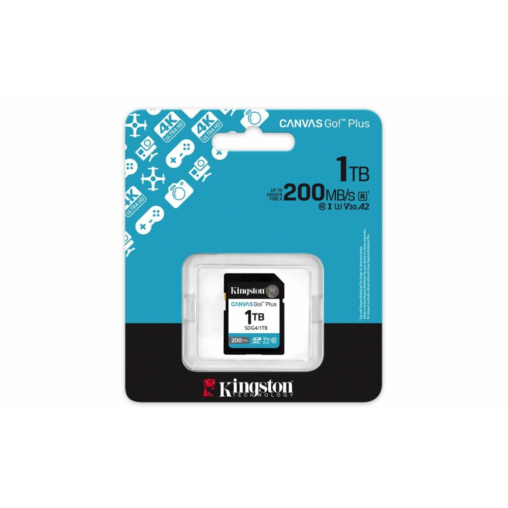 Carte Mémoire Micro SD avec Adaptateur Kingston SDG4/1TB 1 TB