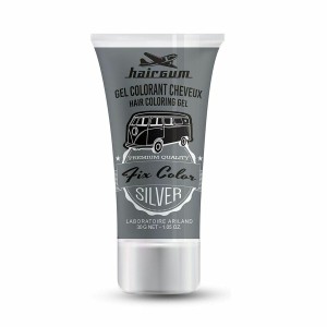 Auswaschbare Tönungen Hairgum Fix Color Silberfarben Fixiergel 30 ml