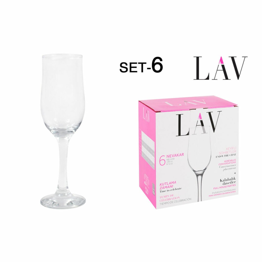 Champagnerglas LAV Nevakar 4 Stück
