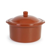 Kochtopf mit Deckel Azofra Steingut 30,5 x 28 x 21 cm (3 Stück)
