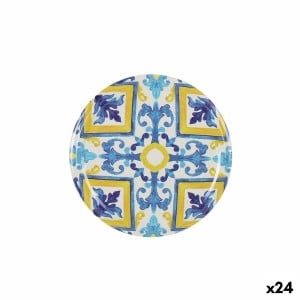 Set of lids Sarkap Mosaic 6 Pieces 8 x 0,8 cm (24 Units)