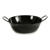 Deep Pan with Handles La Dehesa 0645-LD Black Enamelled Steel