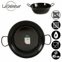 Deep Pan with Handles La Dehesa 0645-LD Black Enamelled Steel