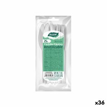 Ensemble de Couteaux Algon Réutilisable Blanc 36 Unités 16,5 cm