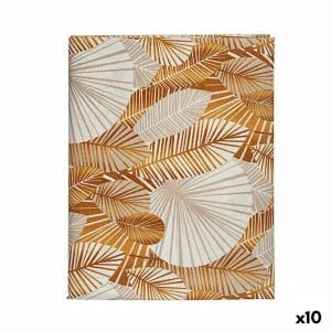 Fleckenabweisende Tischdecke Kinvara ANCARA-21520-ORO Braun Gold Abdeckung Fleckenbeständig Blatt 140 x 180 cm (10 Stück)