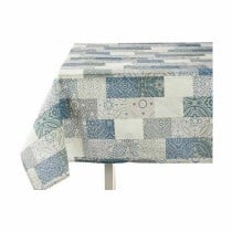 Stain-proof tablecloth Kinvara AZULEJO-A Blue Thin canvas Anti-stain Tile 140 x 180 cm (6 Units)
