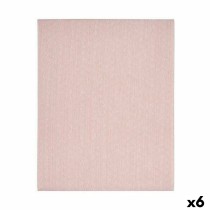 Fleckenabweisende Tischdecke Kinvara ESTRELLA-R Rosa Abdeckung Fleckenbeständig Stern 140 x 180 cm (6 Stück)