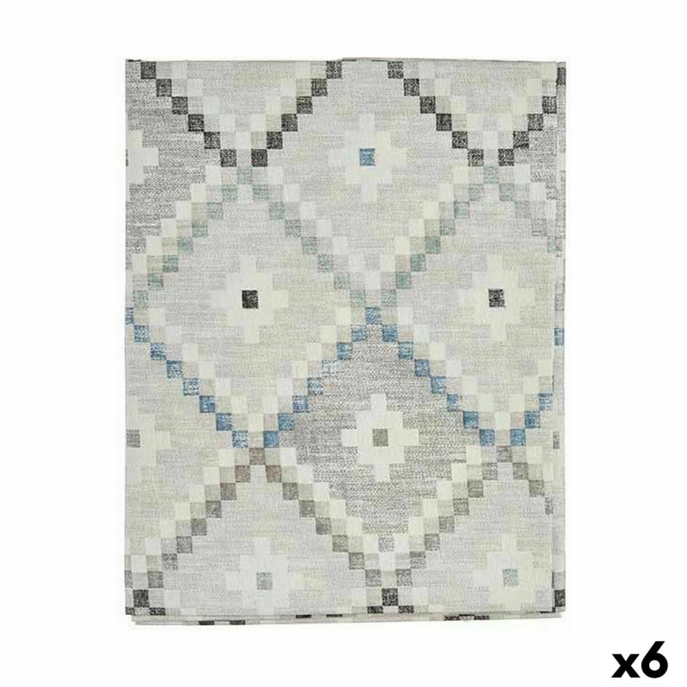 Nappe antitache Kinvara ROMBOS-A Bleu toile Antitaches Losanges 140 x 180 cm (6 Unités)