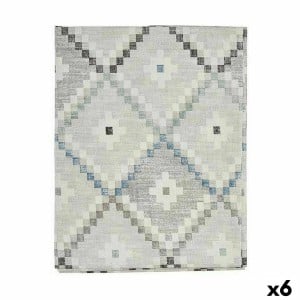 Nappe antitache Kinvara ROMBOS-A Bleu toile Antitaches Losanges 140 x 180 cm (6 Unités)