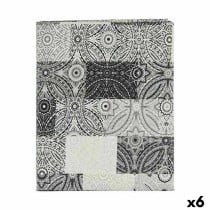 Fleckenabweisende Tischdecke Kinvara AZULEJO-G Grau Abdeckung Fleckenbeständig Kachel 140 x 180 cm (6 Stück)
