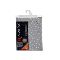 Fleckenabweisende Tischdecke Kinvara BABEL GRIS 42 Weiß Grau Jacquard Fleckenbeständig Punkte 140 x 180 cm (8 Stück)