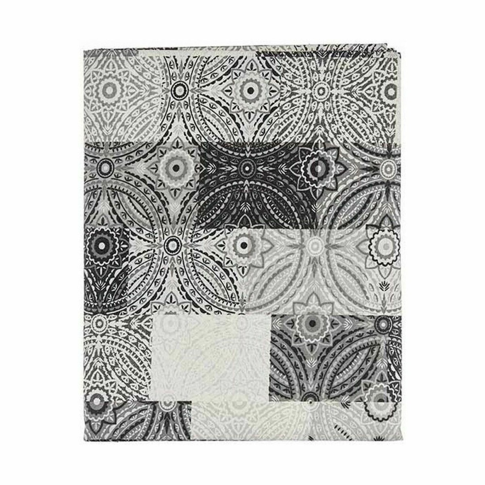 Stain-proof tablecloth Kinvara AZULEJO-G Grey Thin canvas Anti-stain Tile 140 x 180 cm (6 Units)