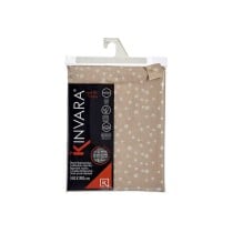 Stain-proof tablecloth Kinvara BABEL BEIGE 41 White Beige Jacquard Anti-stain Spots 140 x 180 cm (8 Units)