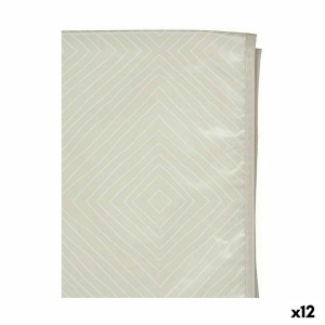 Nappe 10 Jaune Blanc Beige Caoutchouc Losanges 140 x 140 cm (12 Unités)