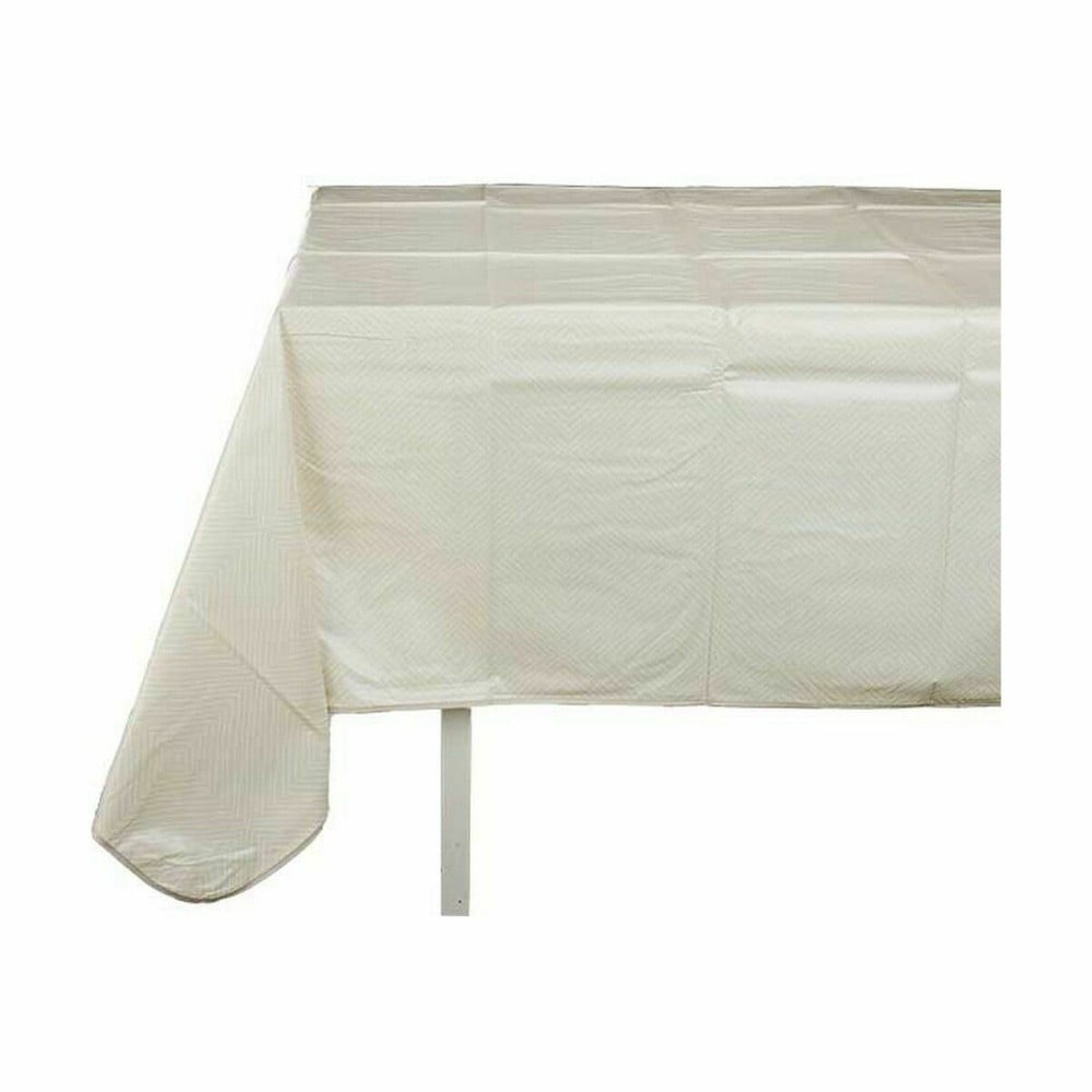 Nappe 10 Jaune Blanc Beige Caoutchouc Losanges 140 x 140 cm (12 Unités)
