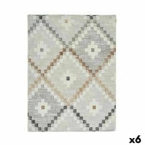 Stain-proof tablecloth Kinvara ROMBOS-B Beige Thin canvas Anti-stain Rhombus 140 x 180 cm (6 Units)