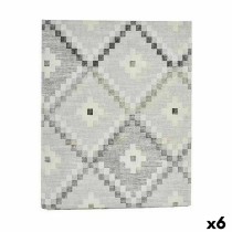 Fleckenabweisende Tischdecke Kinvara ROMBOS-G Grau Abdeckung Fleckenbeständig Rhombusse 140 x 180 cm (6 Stück)