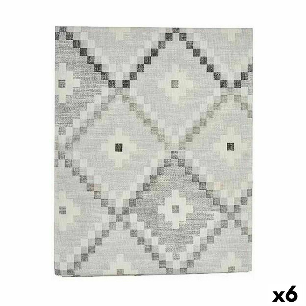 Nappe antitache Kinvara ROMBOS-G Gris toile Antitaches Losanges 140 x 180 cm (6 Unités)