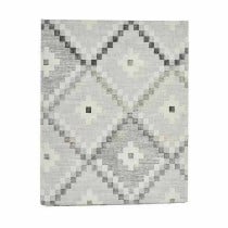 Stain-proof tablecloth Kinvara ROMBOS-G Grey Thin canvas Anti-stain Rhombus 140 x 180 cm (6 Units)