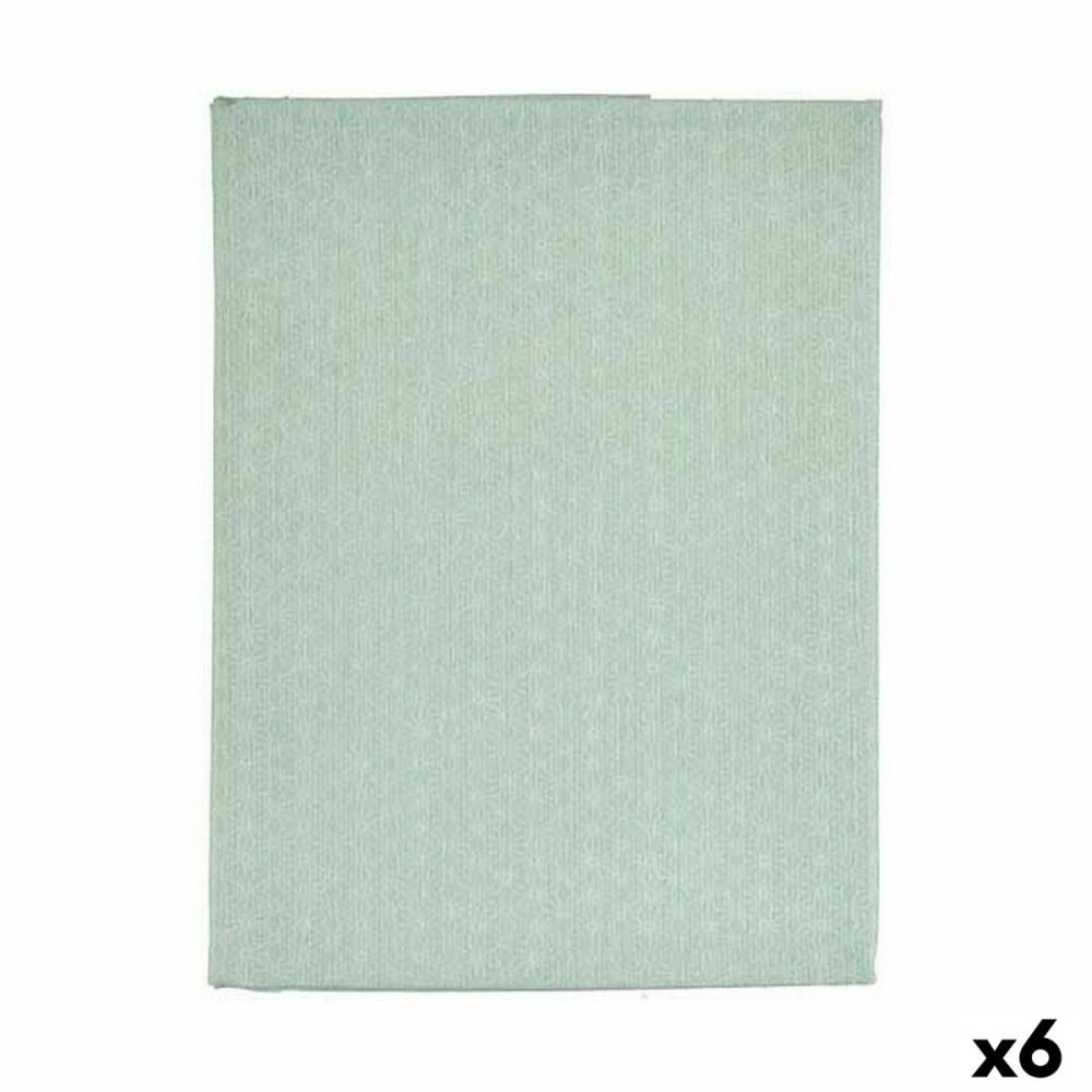 Stain-proof tablecloth Kinvara ESTRELLA-M Green Mint Light Green Thin canvas Anti-stain Star 140 x 180 cm (6 Units)